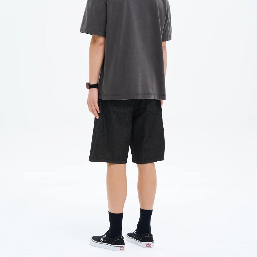 8 seconds Essential Denim Shorts — Black