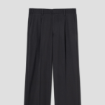 8 seconds [4WAY STRETCH] Semi Wide-Fit Banding Slacks — Ash