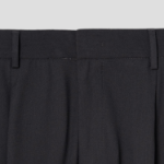 8 seconds [4WAY STRETCH] Semi Wide-Fit Banding Slacks — Ash