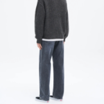 8 seconds Essential Semi Wide-Fit Denim Pants — Blue