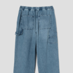 8 seconds Lightweight Half-Banding Carpenter Denim Pants — Blue