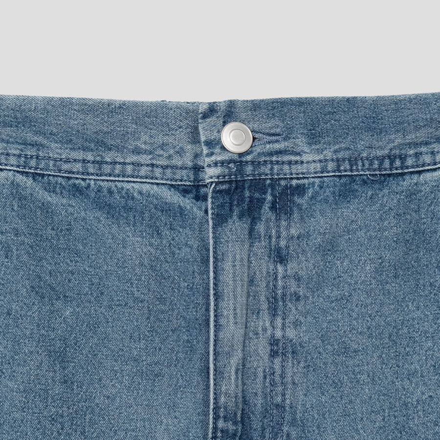 8 seconds Lightweight Half-Banding Carpenter Denim Pants — Blue