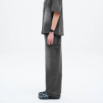 8 seconds Lightweight Half-Banding Carpenter Denim Pants — Ash