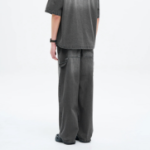 8 seconds Lightweight Half-Banding Carpenter Denim Pants — Ash