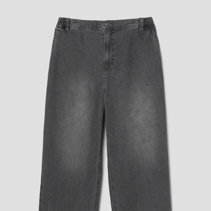 8 seconds Lightweight Half-Banding Carpenter Denim Pants — Ash