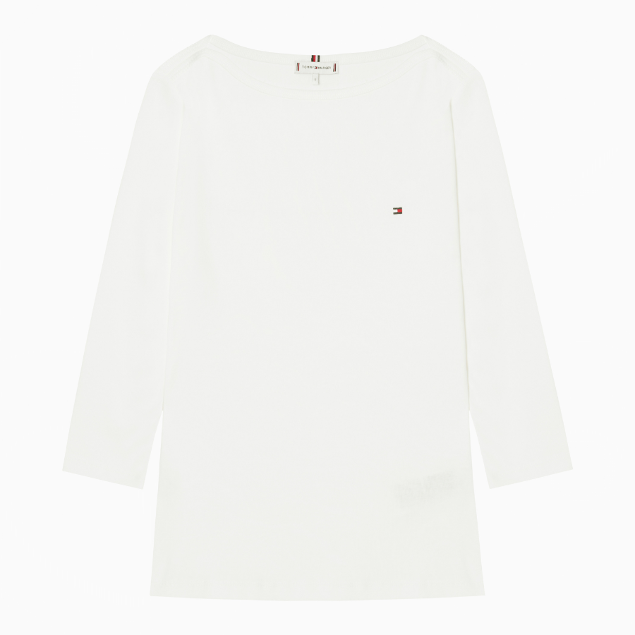 TOMMY HILFIGER [Official Headquarters] Slim Boatneck T-shirt