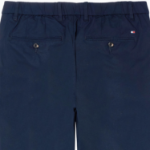 TOMMY HILFIGER [Official Headquarters] Solid Denton Poplin Pants