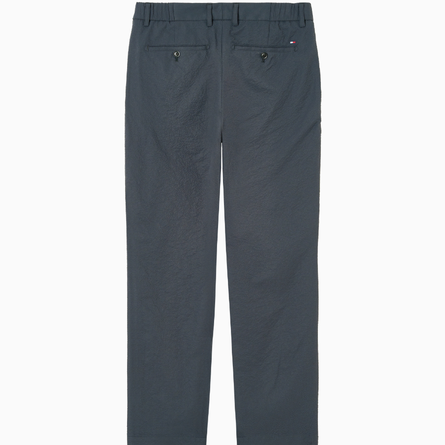 TOMMY HILFIGER [Official Headquarters] Seersucker Tapered Slacks