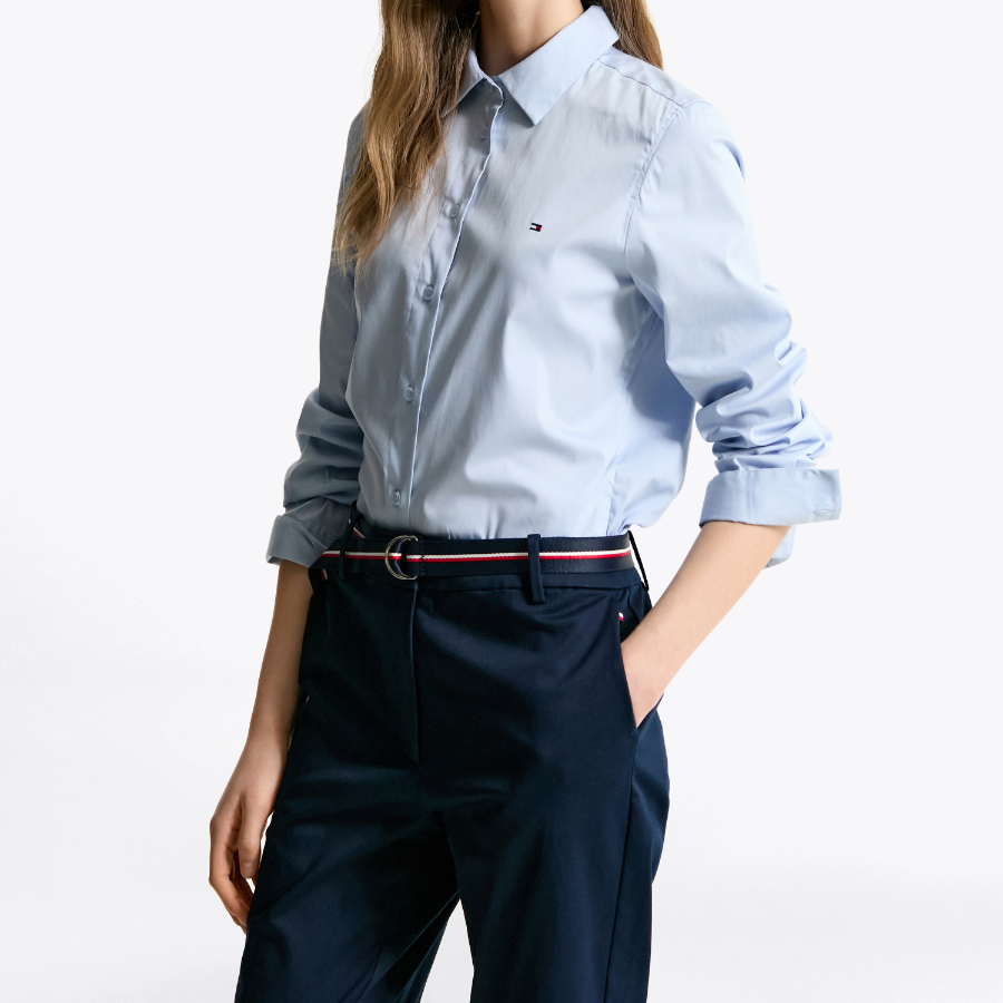 TOMMY HILFIGER [Official Headquarters] Essential Poplin Shirt