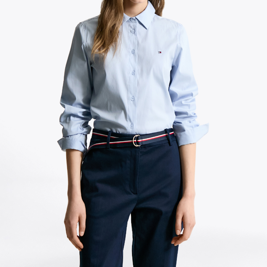 TOMMY HILFIGER [Official Headquarters] Essential Poplin Shirt