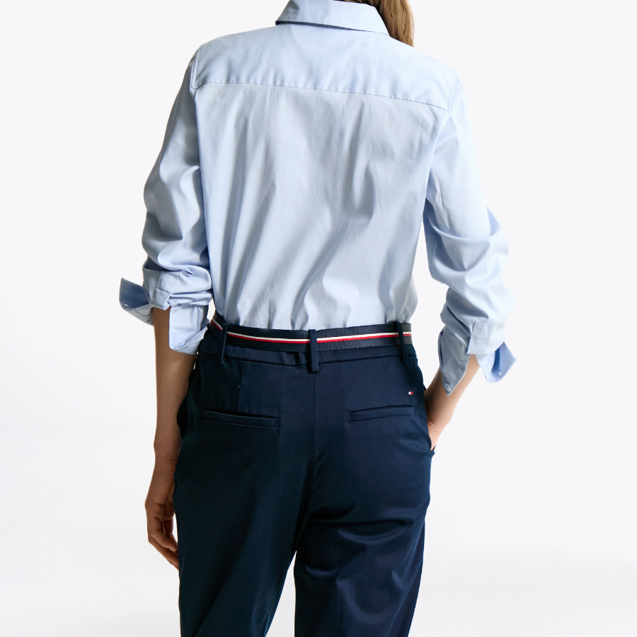 TOMMY HILFIGER [Official Headquarters] Essential Poplin Shirt