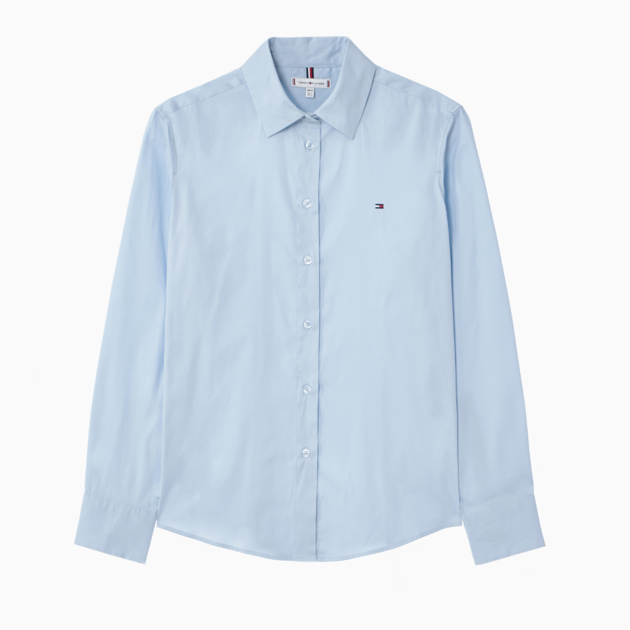 TOMMY HILFIGER [Official Headquarters] Essential Poplin Shirt