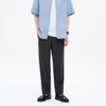 8 seconds Basic Slim-Fit Slacks — Ash