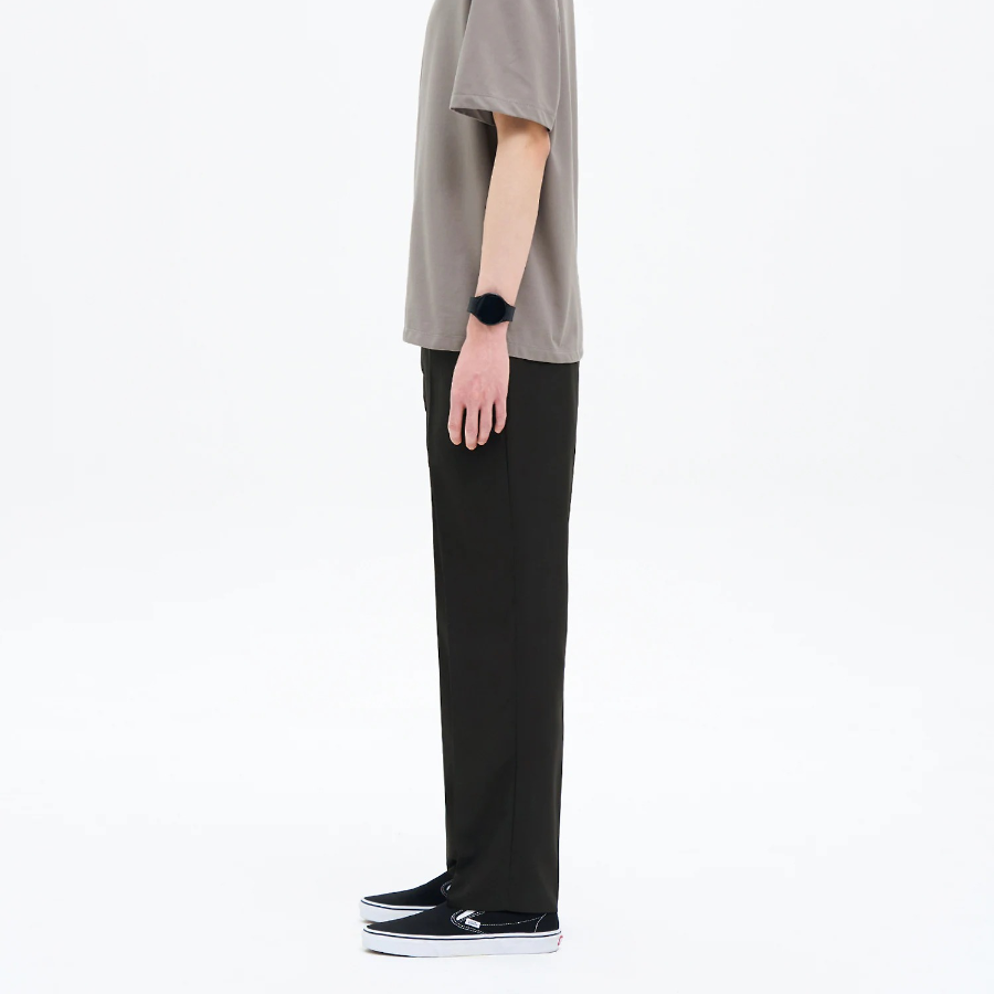 8 seconds Basic Slim-Fit Slacks — Black