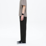 8 seconds Basic Slim-Fit Slacks — Black