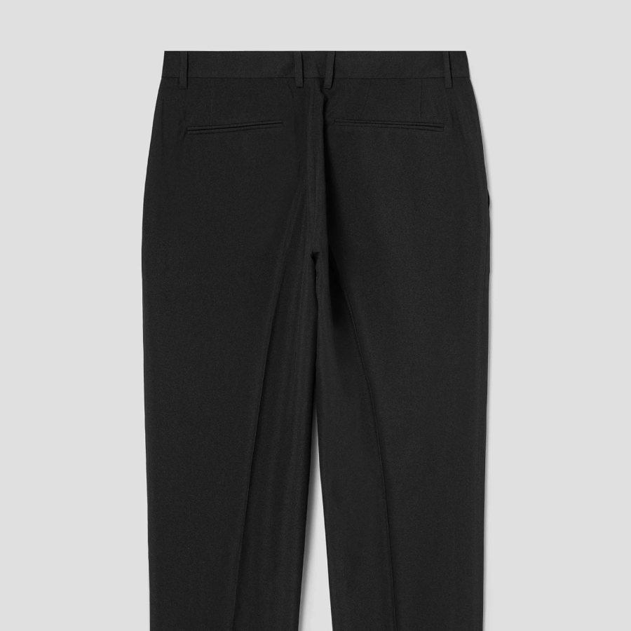 8 seconds Basic Slim-Fit Slacks — Black