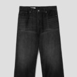 8 seconds Lightweight Essential Wide-Fit Denim — Black