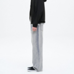 8 seconds Lightweight Essential Wide-Fit Denim Pants — Sky Blue