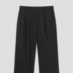 8 seconds Linen-Like Semi-Wide Fit Pants — Ash