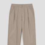 8 seconds Lightweight Cotton Semi-Wide Fit Pants — Beige