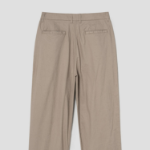 8 seconds Lightweight Cotton Semi-Wide Fit Pants — Beige