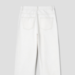8 seconds Essential Wide-Fit Denim Pants — Ivory