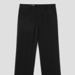 8 seconds [Daily Slacks] Semi-Wide Fit Basic Slacks — Black