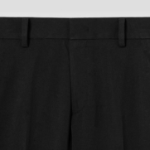 8 seconds [Daily Slacks] Semi-Wide Fit Basic Slacks — Black