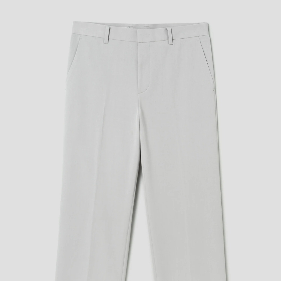 8 seconds [Daily Slacks] Semi-Wide Fit Basic Slacks — Ivory