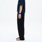 8 seconds Kangyeon Poly Wide Fit Banding Pants — Black