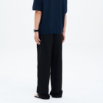 8 seconds Kangyeon Poly Wide Fit Banding Pants — Black