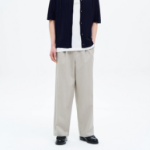 8 seconds Linen Blended Wide Fit Pants — Beige