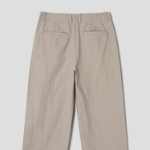 8 seconds Cotton Oxford Curved Pants — Beige