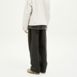 8 seconds Cotton Oxford Curved Pants — Khaki