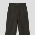 8 seconds Cotton Oxford Curved Pants — Khaki