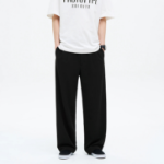 8 seconds Poly Crêpe Easy Pants — Black