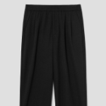 8 seconds Poly Crêpe Easy Pants — Black