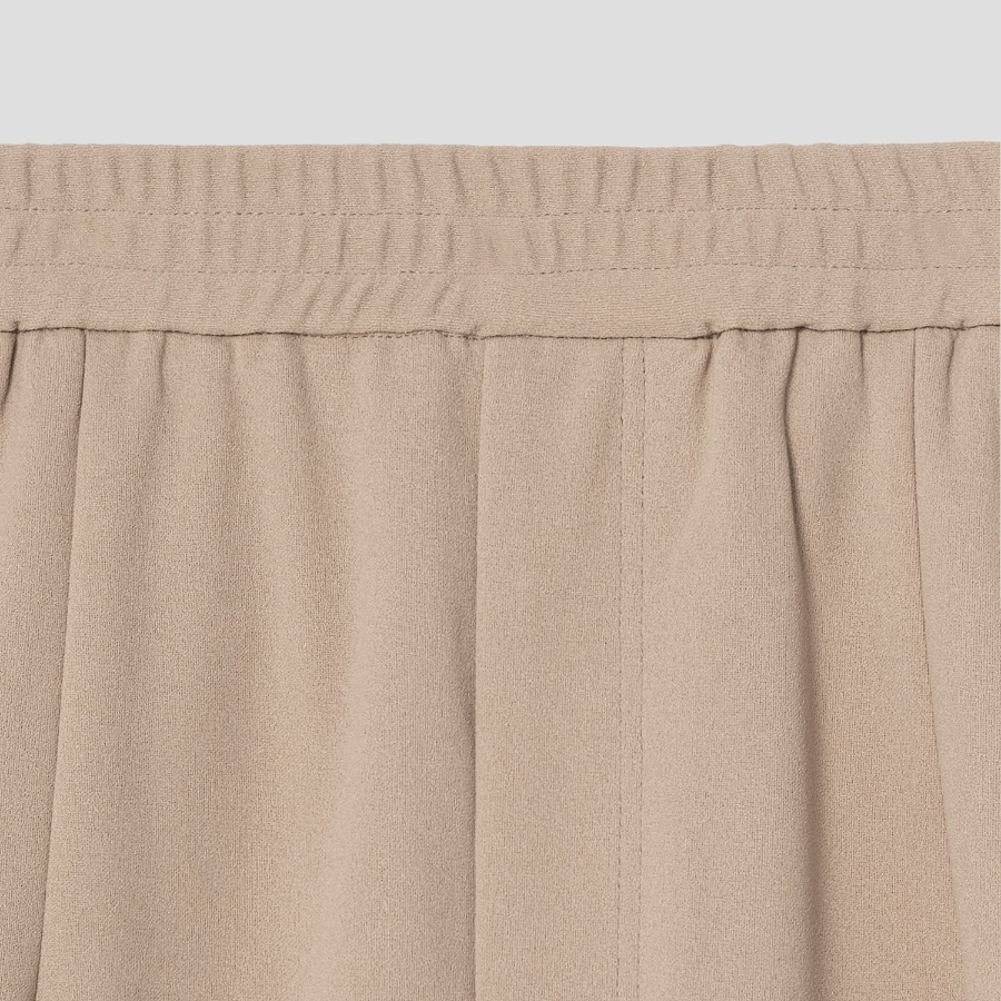 8 seconds Poly Crêpe Easy Pants — Beige