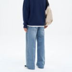 8 seconds Denim Track Pants — Sky Blue