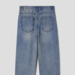 8 seconds Essential Wide-Fit Denim Pants — Sky Blue