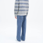 8 seconds Essential Wide-Fit Denim Pants — Blue