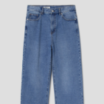 8 seconds Essential Wide-Fit Denim Pants — Blue