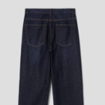 8 seconds Essential Wide-Fit Denim Pants — Navy