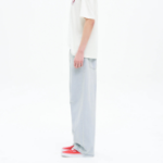 8 seconds Balloon-Fit Denim Pants — Sky Blue