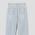 8 seconds Balloon-Fit Denim Pants — Sky Blue