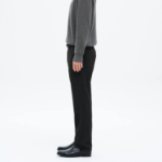 8 seconds [Everyday Slacks] Slim-Fit Basic Slacks — Black