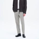 8 seconds [Everyday Slacks] Slim-Fit Basic Slacks — Beige