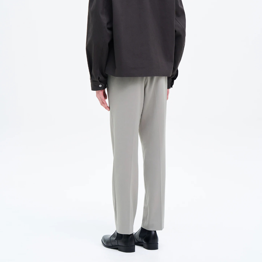 8 seconds [Everyday Slacks] Slim-Fit Basic Slacks — Beige