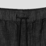 8 seconds Full-Banding Wide-Fit Denim Pants — Black