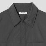 8 seconds Nylon Utility Short-Sleeve Shacket — Ash